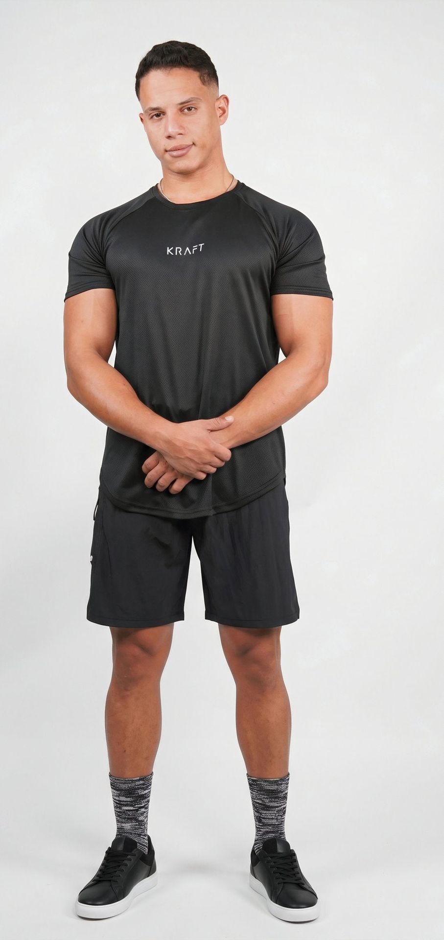The KRAFT Aero Mesh Tee - Charcoal