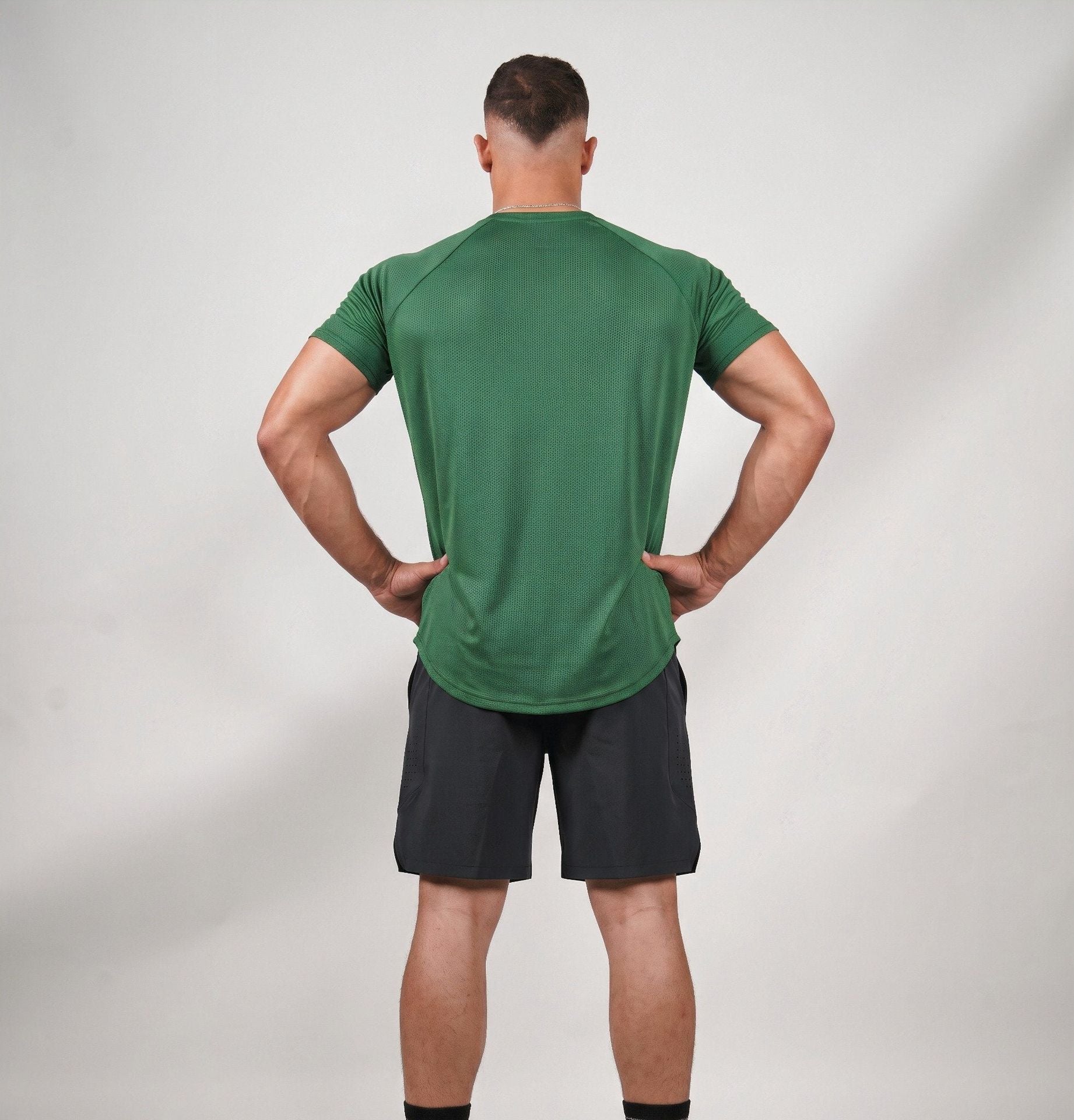 The KRAFT Aero Mesh Tee - Forest Green