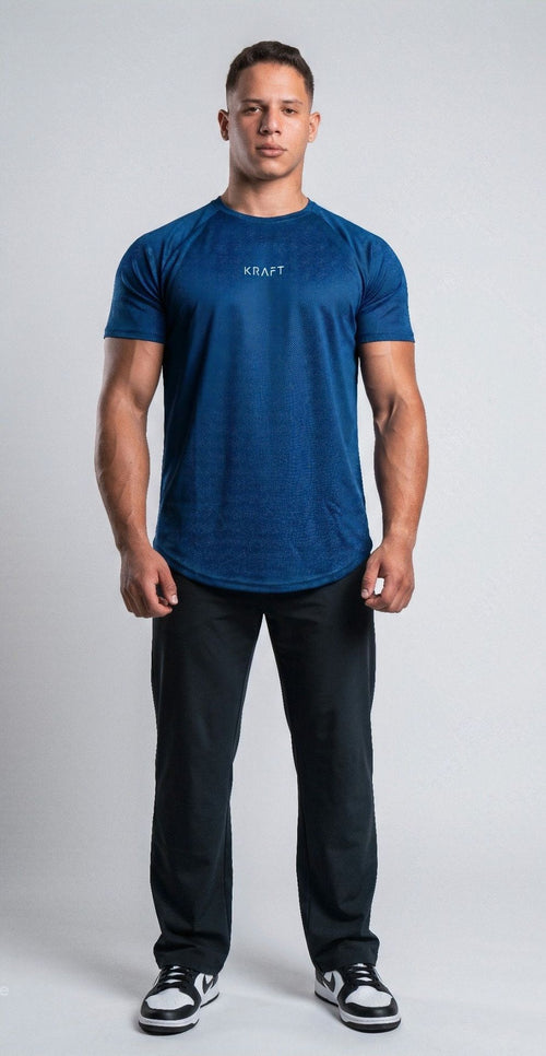 The KRAFT Aero Mesh Tee - Navy