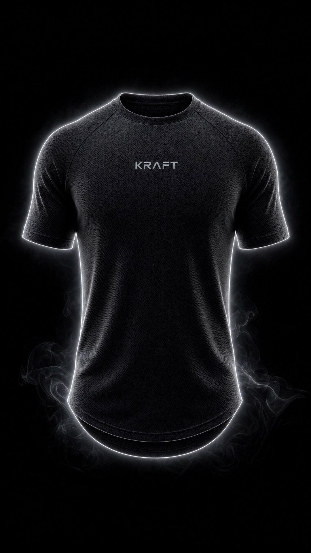 The KRAFT Aero Mesh Tee - Charcoal